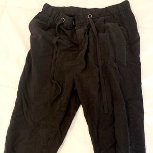 American eagle black flowy pants